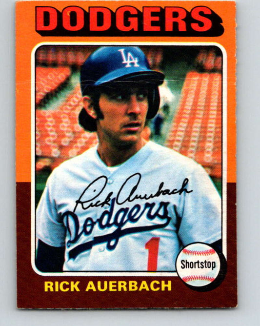 1975 O-Pee-Chee MLB #588 Rick Auerbach  Los Angeles Dodgers  V10650