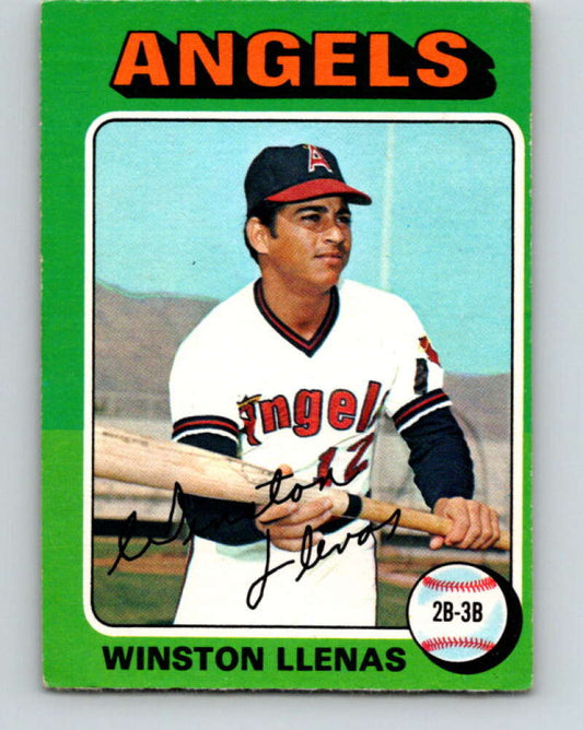 1975 O-Pee-Chee MLB #597 Winston Llenas  California Angels  V10652