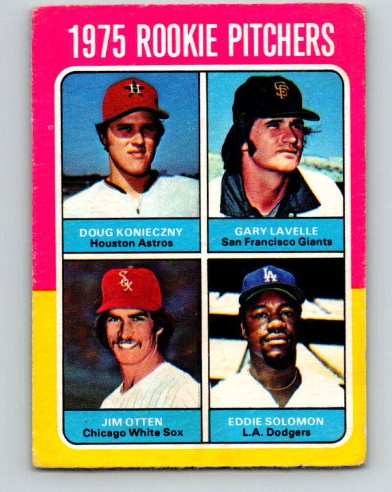 1975 O-Pee-Chee MLB #624 Konieczny/Lavelle/Otten/Solomon Rookie V10657