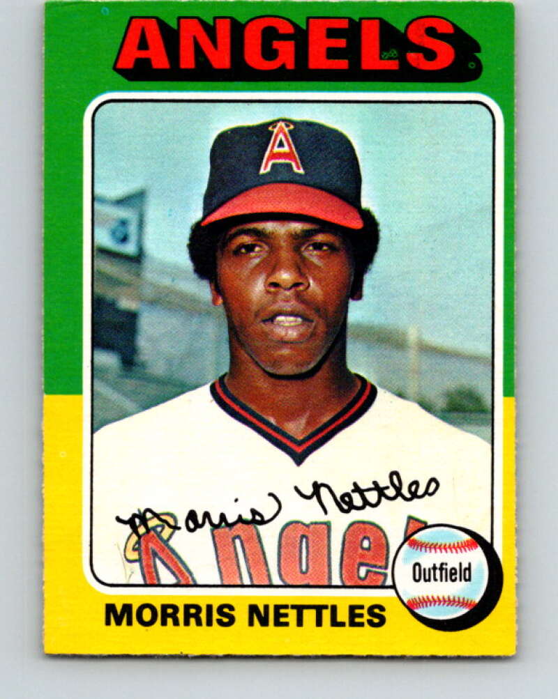 1975 O-Pee-Chee MLB #632 Morris Nettles California Angels V10658