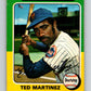 1975 O-Pee-Chee MLB #637 Ted Martinez  New York Mets  V10659