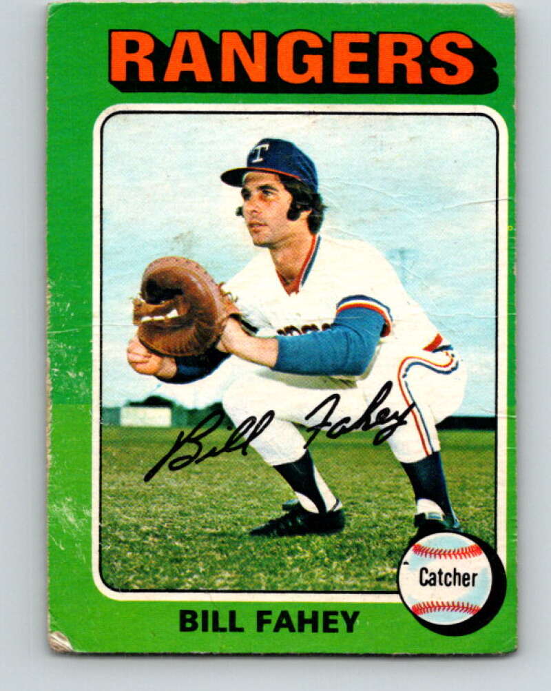 1975 O-Pee-Chee MLB #644 Bill Fahey Texas Rangers V10661