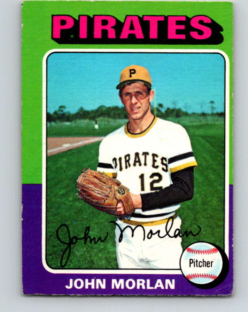 1975 O-Pee-Chee MLB #651 John Morlan Pittsburgh Pirates V10663