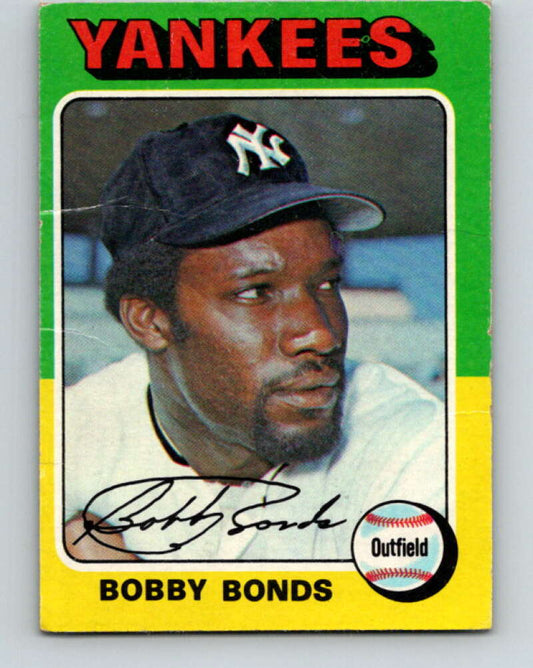 1975 Topps MLB #55 Bobby Bonds  New York Yankees  V10668