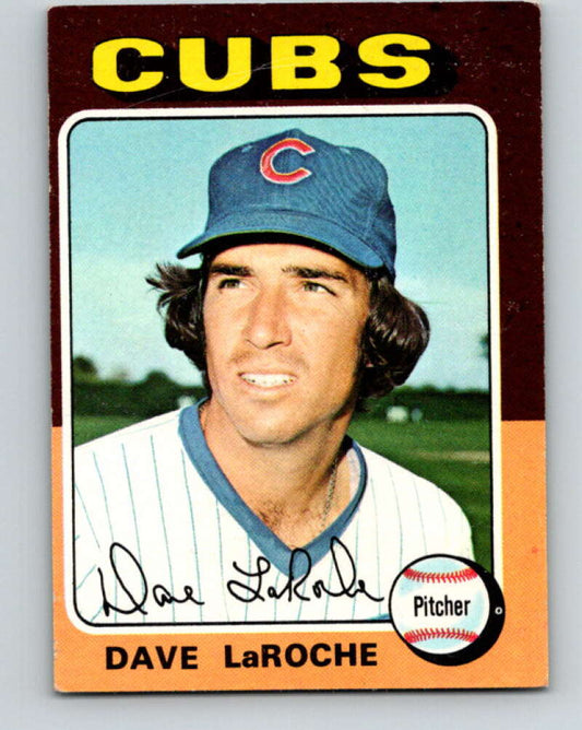 1975 Topps MLB #258 Dave LaRoche  Chicago Cubs  V10671