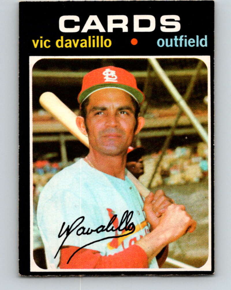 1971 O-Pee-Chee MLB #4 Vic Davalillo� St. Louis Cardinals� V10682