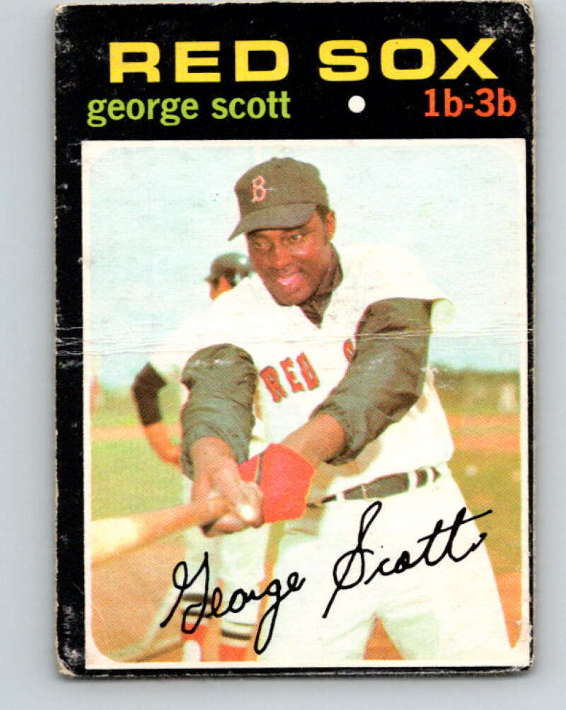 1971 O-Pee-Chee MLB #9 George Scott� Boston Red Sox� V10691