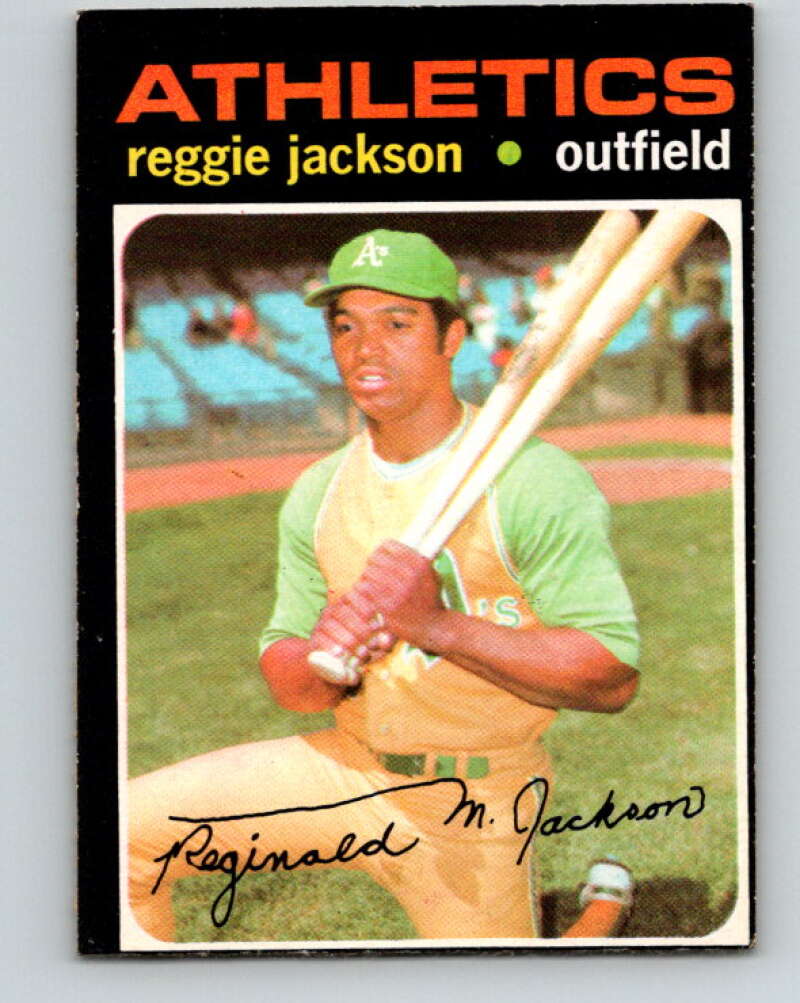 1971 O-Pee-Chee MLB #20 Reggie Jackson� Oakland Athletics� V10704