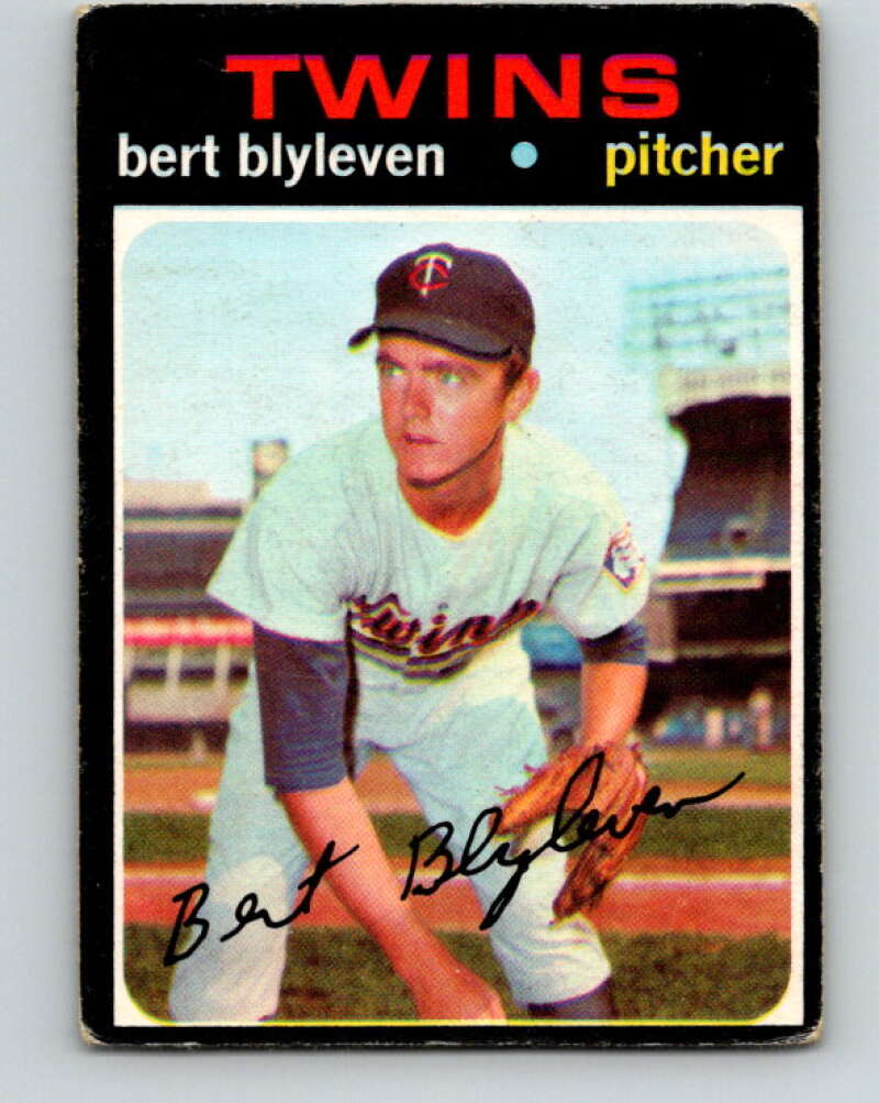 1971 O-Pee-Chee MLB #26 Bert Blyleven� RC Rookie Minnesota Twins� V10714