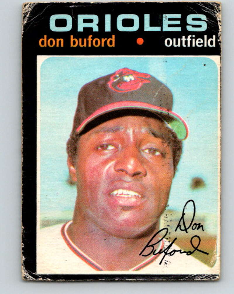 1971 O-Pee-Chee MLB #29 Don Buford� Baltimore Orioles� V10718