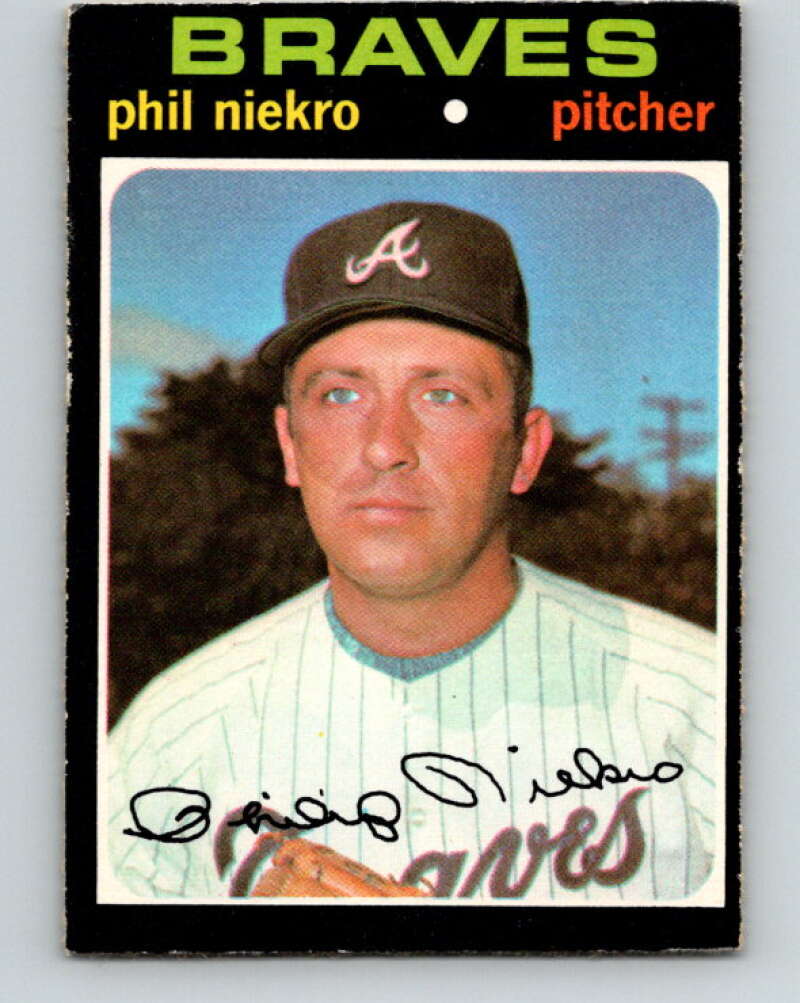 1971 O-Pee-Chee MLB #30 Phil Niekro� Atlanta Braves� V10719