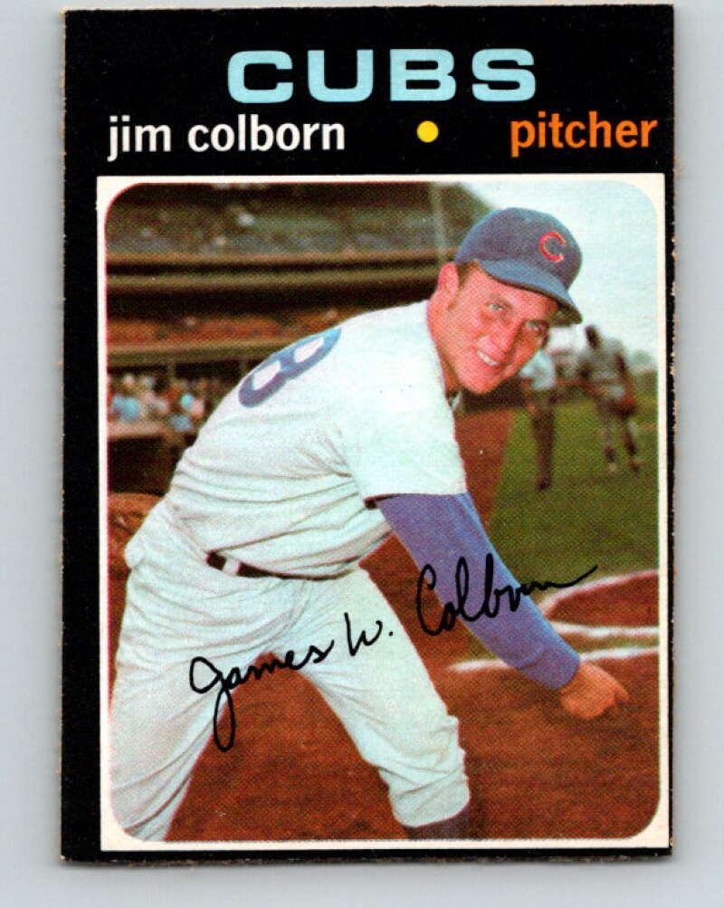 1971 O-Pee-Chee MLB #38 Jim Colborn� RC Rookie Chicago Cubs� V10732