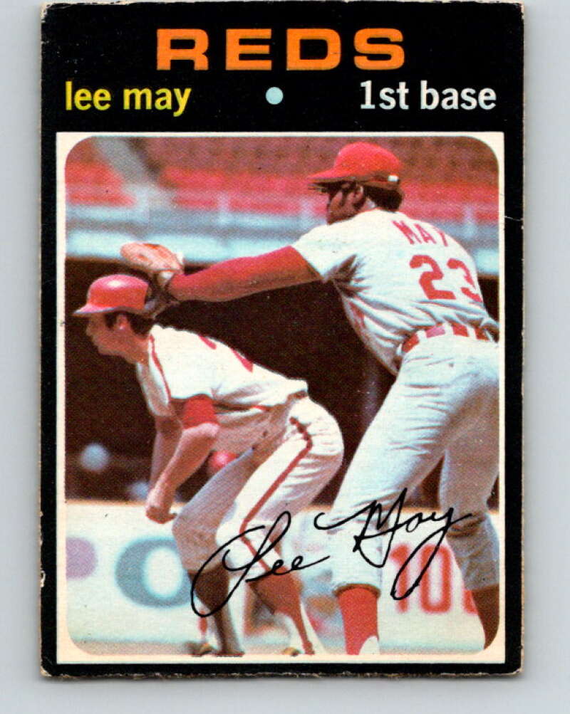 1971 O-Pee-Chee MLB #40 Lee May� Cincinnati Reds� V10739