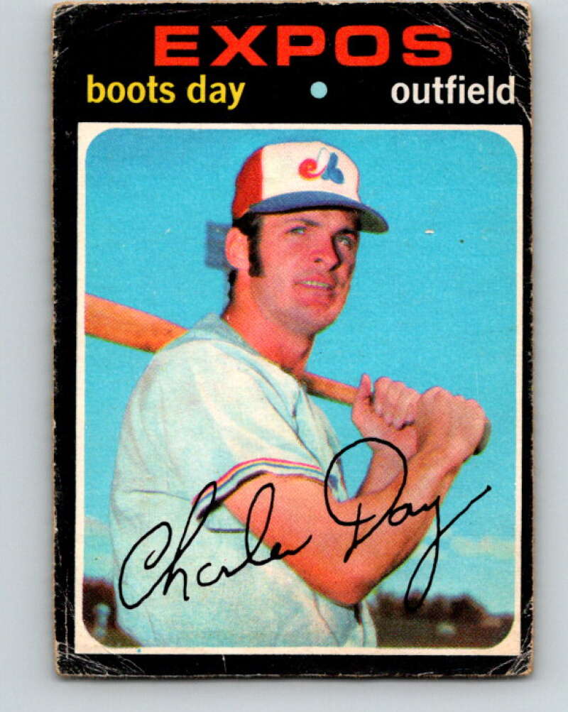 1971 O-Pee-Chee MLB #42 Boots Day� Montreal Expos� V10741