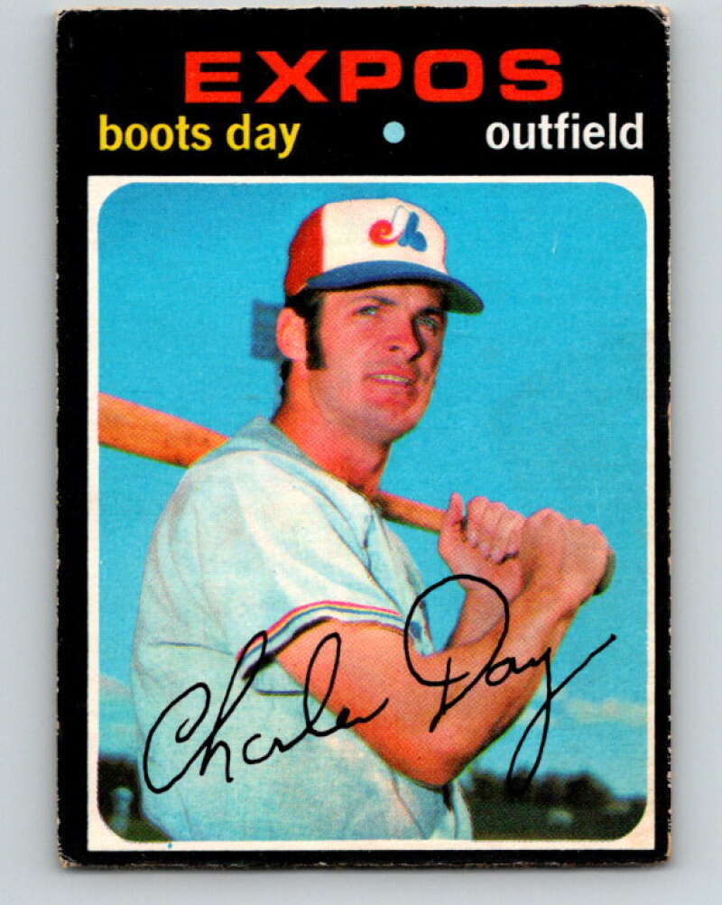 1971 O-Pee-Chee MLB #42 Boots Day� Montreal Expos� V10742