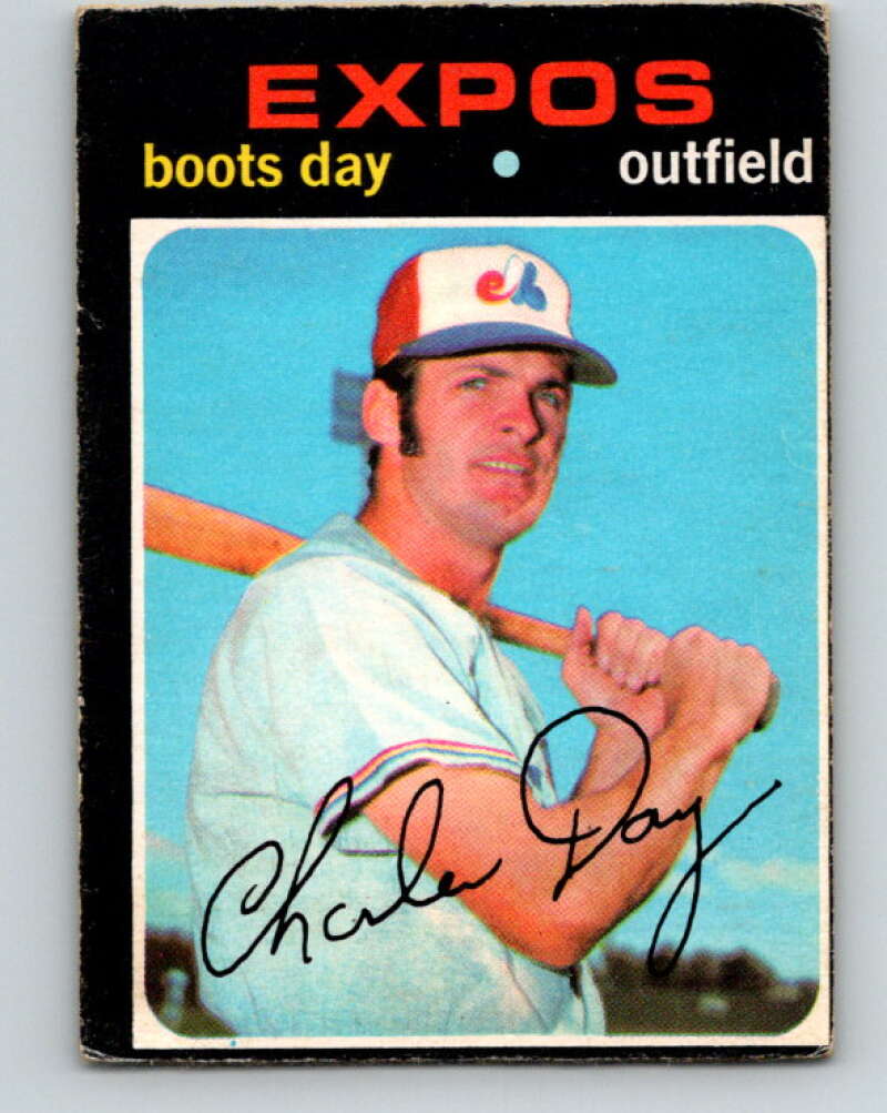 1971 O-Pee-Chee MLB #42 Boots Day� Montreal Expos� V10743