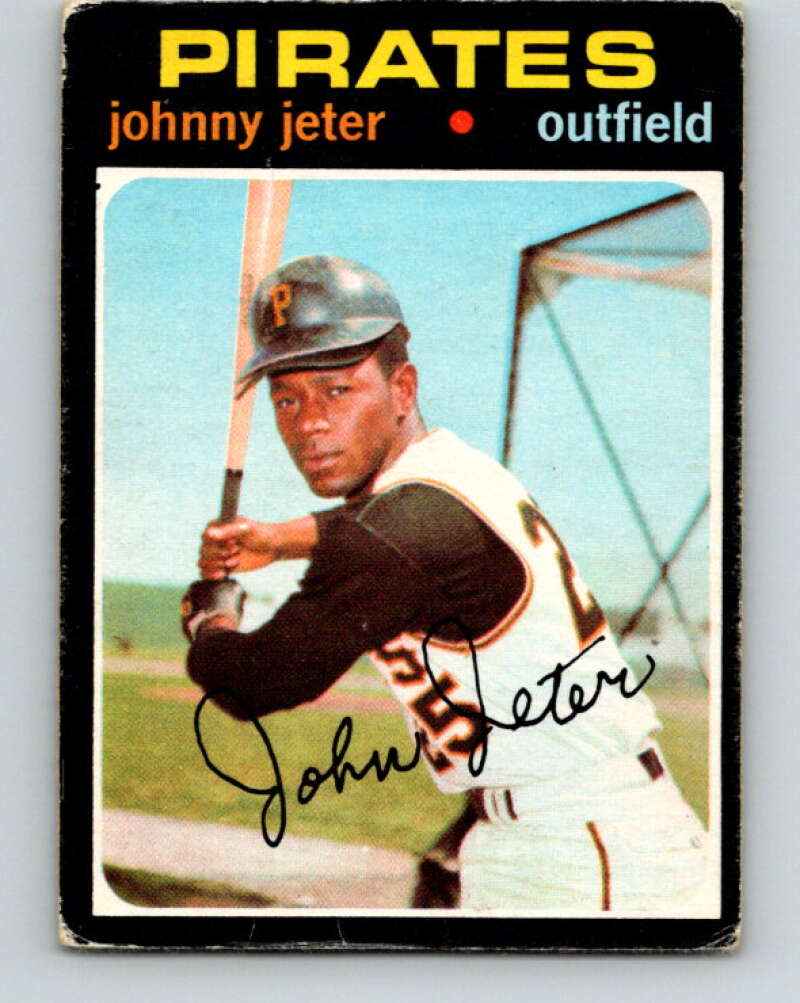 1971 O-Pee-Chee MLB #47 Johnny Jeter� Pittsburgh Pirates� V10752