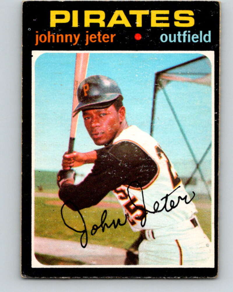 1971 O-Pee-Chee MLB #47 Johnny Jeter� Pittsburgh Pirates� V10753