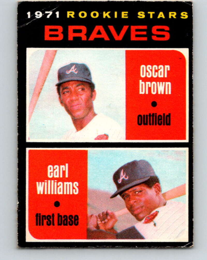 1971 O-Pee-Chee MLB #52 Brown/Williams� RC Rookie V10762