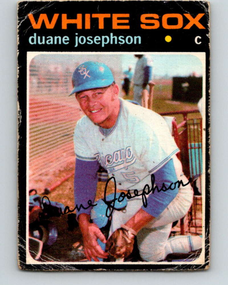 1971 O-Pee-Chee MLB #56 Duane Josephson� Chicago White Sox� V10768
