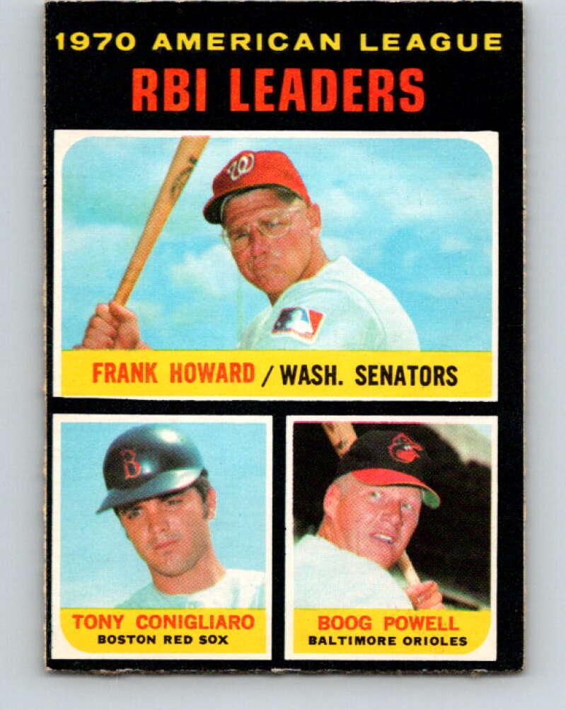 1971 O-Pee-Chee MLB #63 Howard/Conigliaro/Powell� V10783