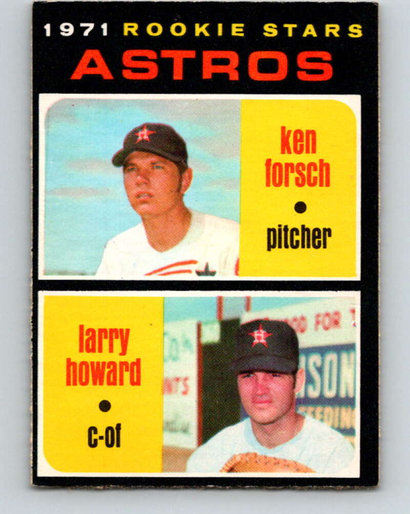 1971 O-Pee-Chee MLB #102 Forsch/ Howard� RC Rookie Houston V10836