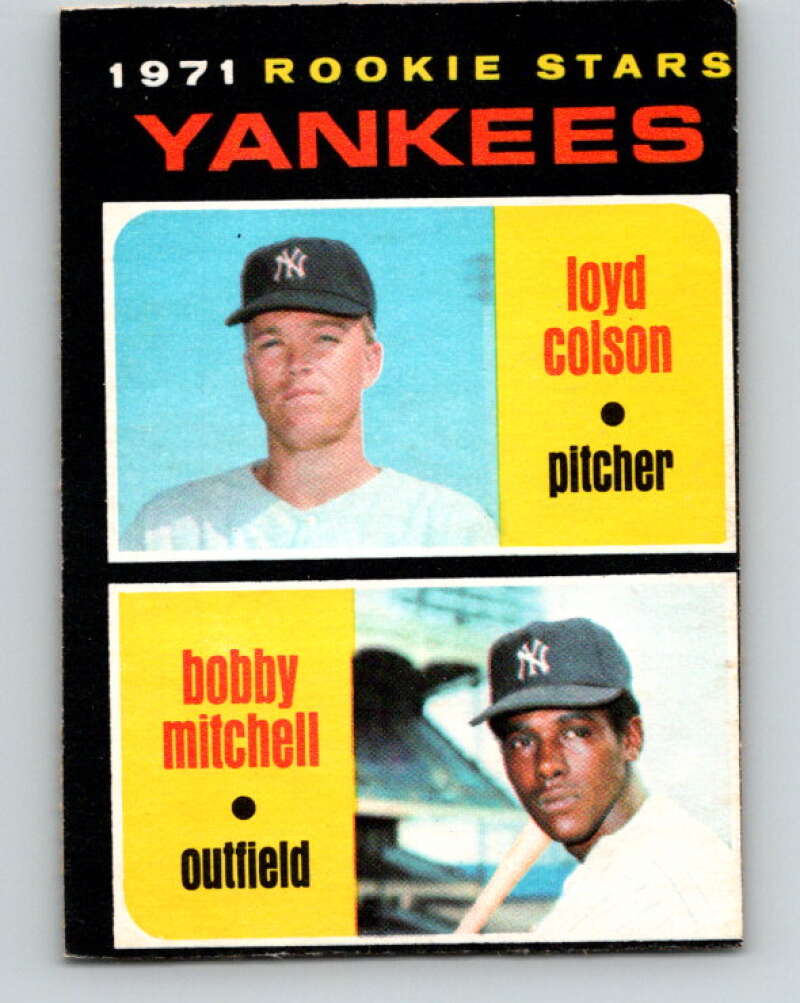 1971 O-Pee-Chee MLB #111 Colson/Mitchell� RC Rookie� V10846