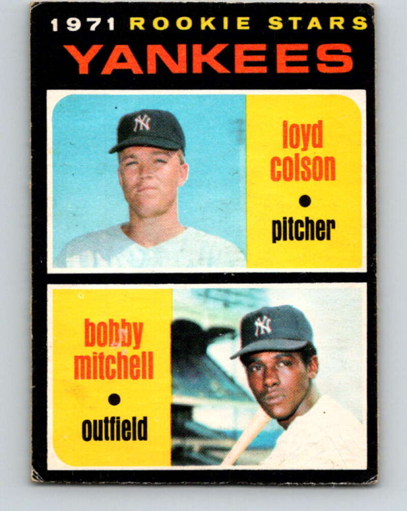 1971 O-Pee-Chee MLB #111 Colson/Mitchell� RC Rookie� V10847
