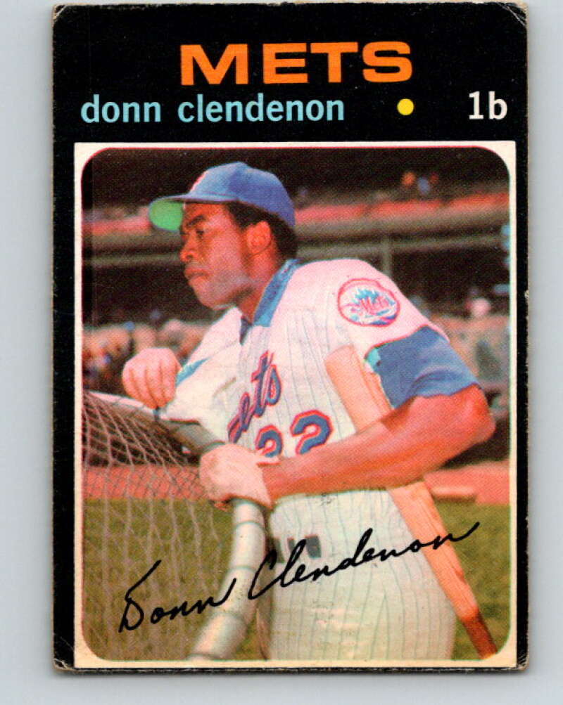 1971 O-Pee-Chee MLB #115 Donn Clendenon� New York Mets� V10851