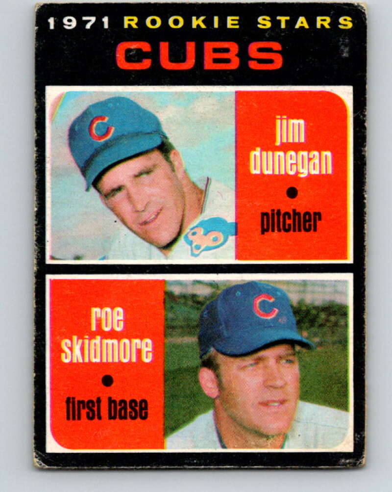 1971 O-Pee-Chee MLB #121 Dunegan/Skidmore� RC Rookie� V10865