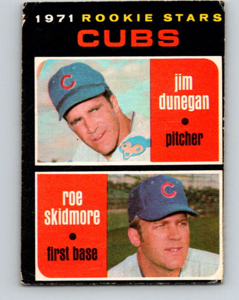 1971 O-Pee-Chee MLB #121 Dunegan/Skidmore� RC Rookie� V10866