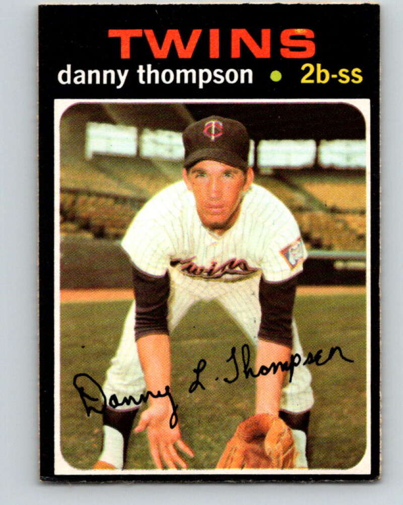 1971 O-Pee-Chee MLB #127 Danny Thompson� RC Rookie Minnesota V10874