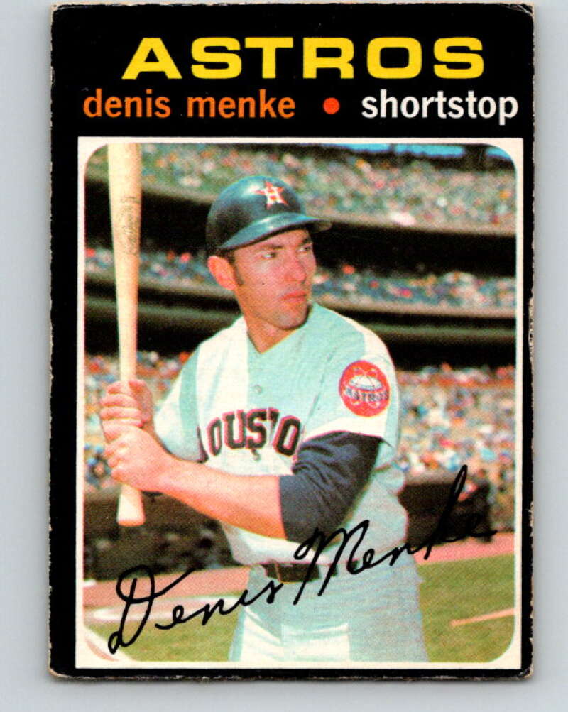 1971 O-Pee-Chee MLB #130 Denis Menke� Houston Astros� V10882