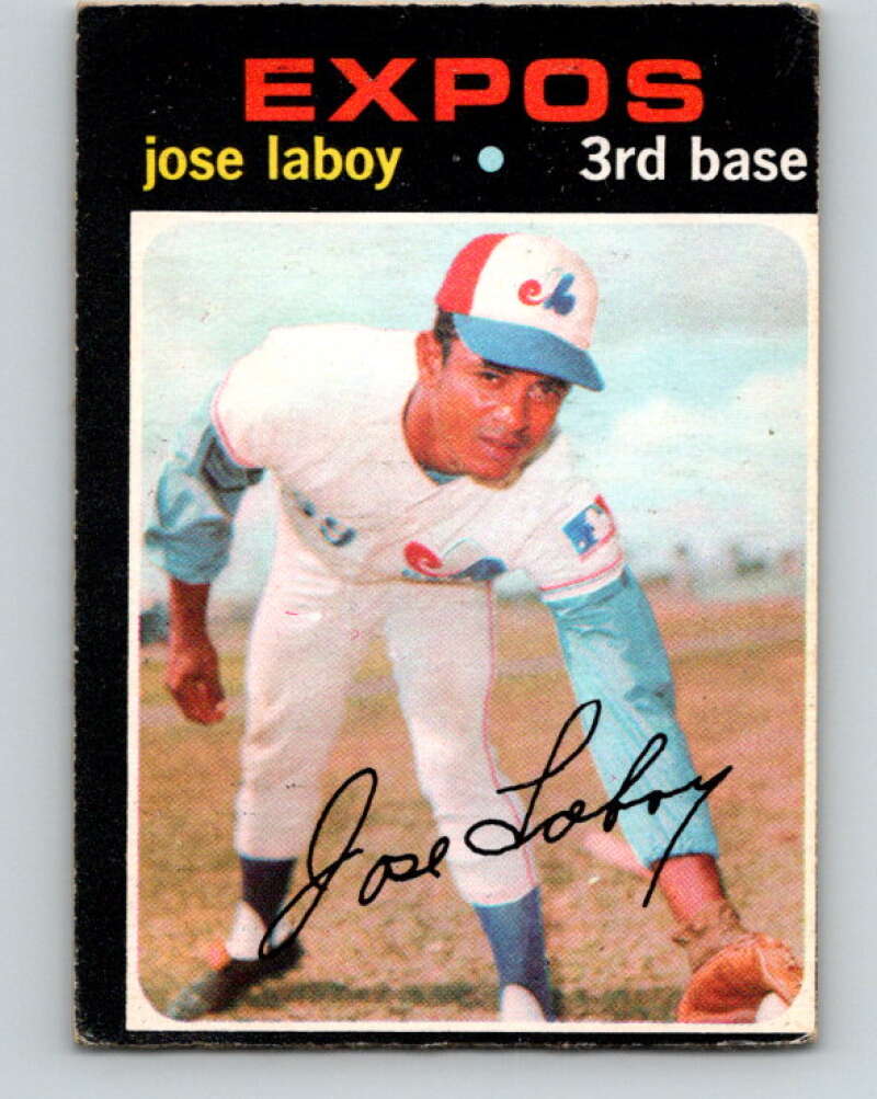 1971 O-Pee-Chee MLB #132 Jose Laboy� Montreal Expos� V10884