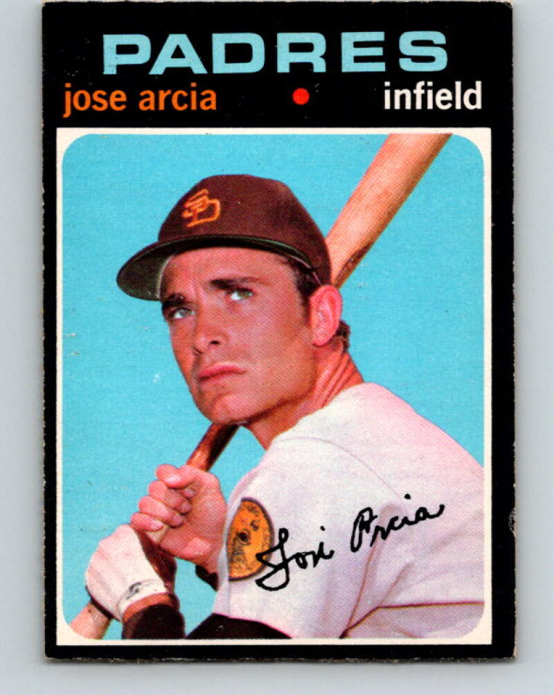 1971 O-Pee-Chee MLB #134 Jose Arcia� San Diego Padres� V10891