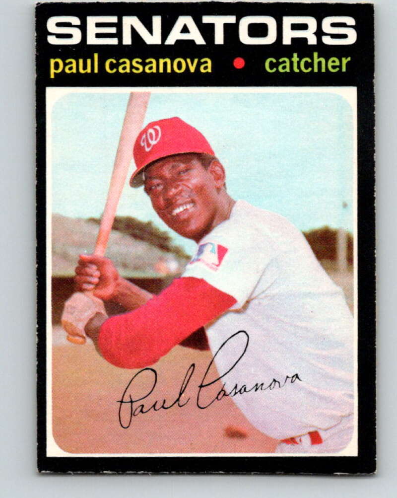 1971 O-Pee-Chee MLB #139 Paul Casanova� Washington Senators� V10899