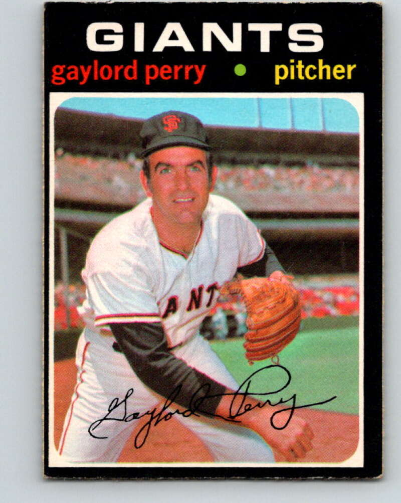 1971 O-Pee-Chee MLB #140 Gaylord Perry� San Francisco Giants� V10902