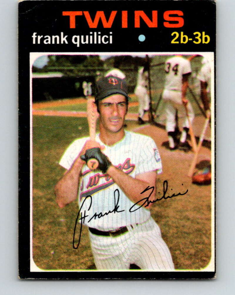 1971 O-Pee-Chee MLB #141 Frank Quilici� Minnesota Twins� V10904