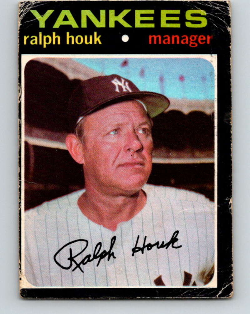 1971 O-Pee-Chee MLB #146 Ralph Houk� New York Yankees� V10912