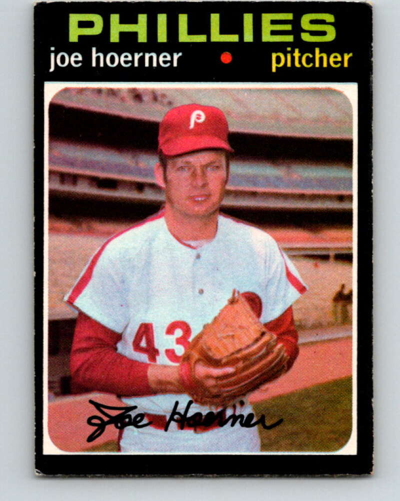 1971 O-Pee-Chee MLB #166 Joe Hoerner� Philadelphia Phillies� V10953