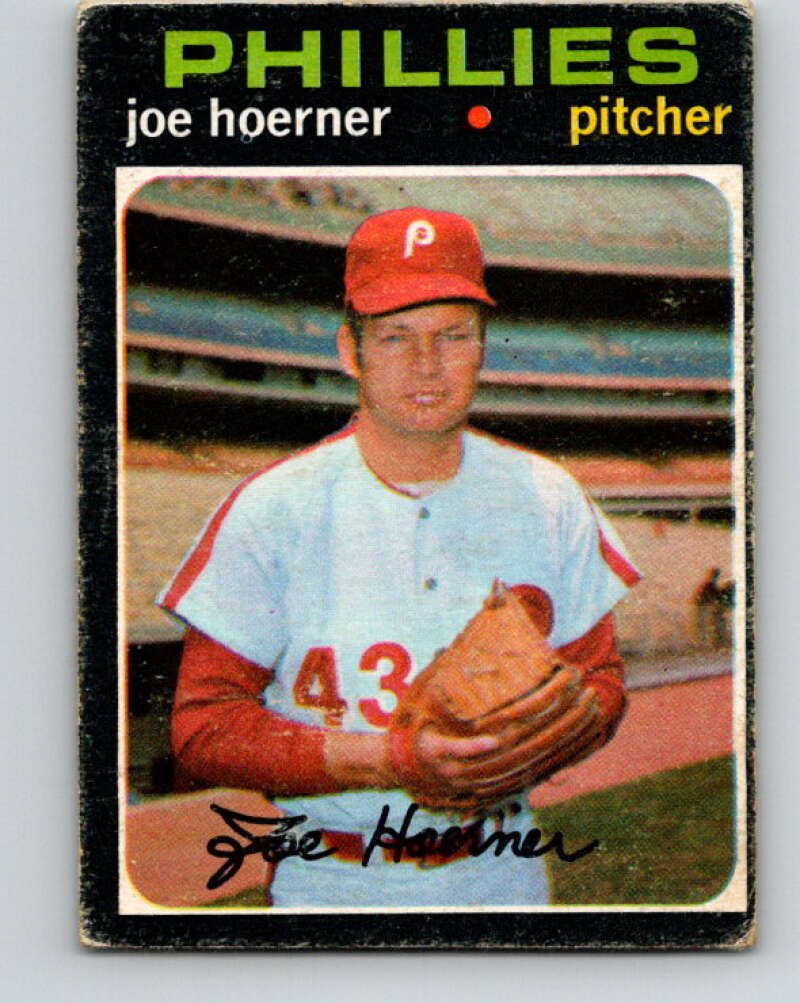 1971 O-Pee-Chee MLB #166 Joe Hoerner� Philadelphia Phillies� V10954
