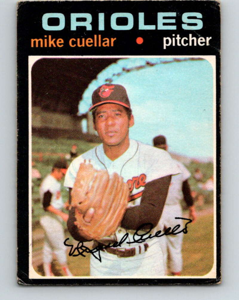 1971 O-Pee-Chee MLB #170 Mike Cuellar� Baltimore Orioles� V10962