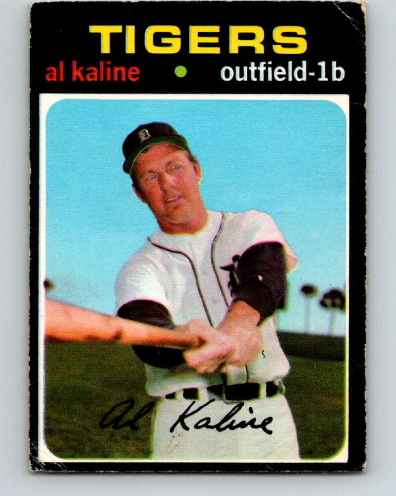 1971 O-Pee-Chee MLB #180 Al Kaline� Detroit Tigers� V10978
