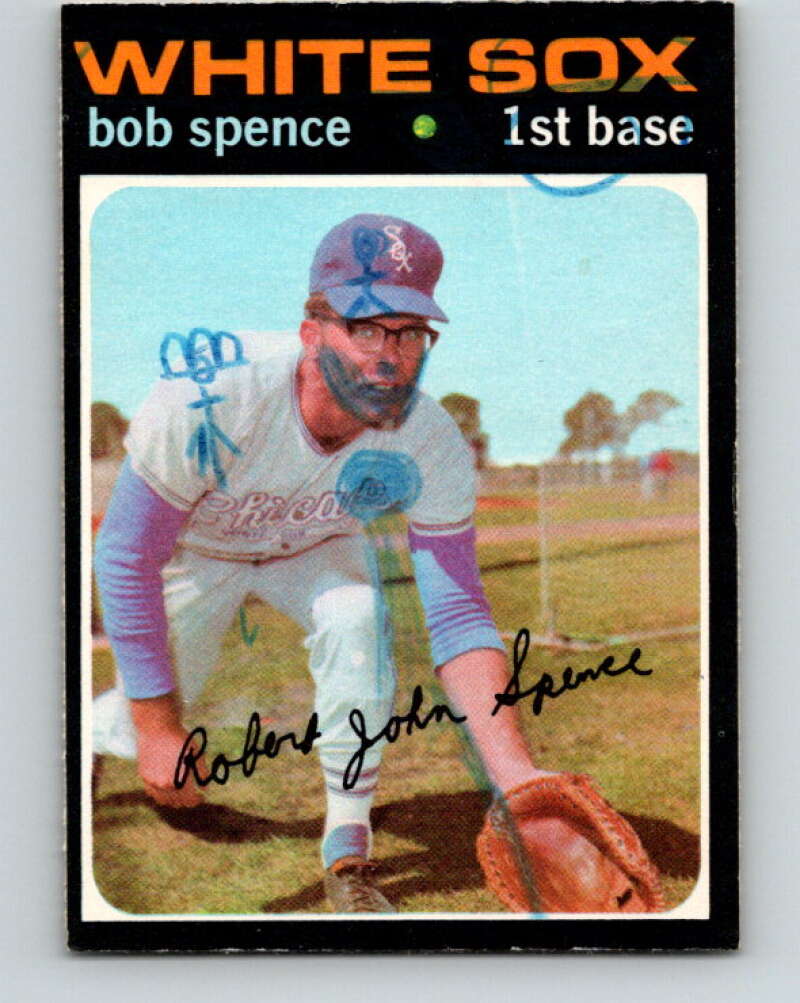 1971 O-Pee-Chee MLB #186 Bob Spence� RC Rookie� V10990