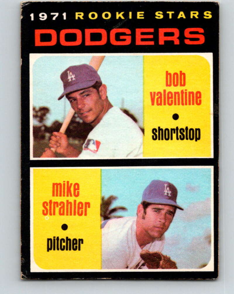 1971 O-Pee-Chee MLB #188 Valentine/Strahler� RC Rookie� V10997