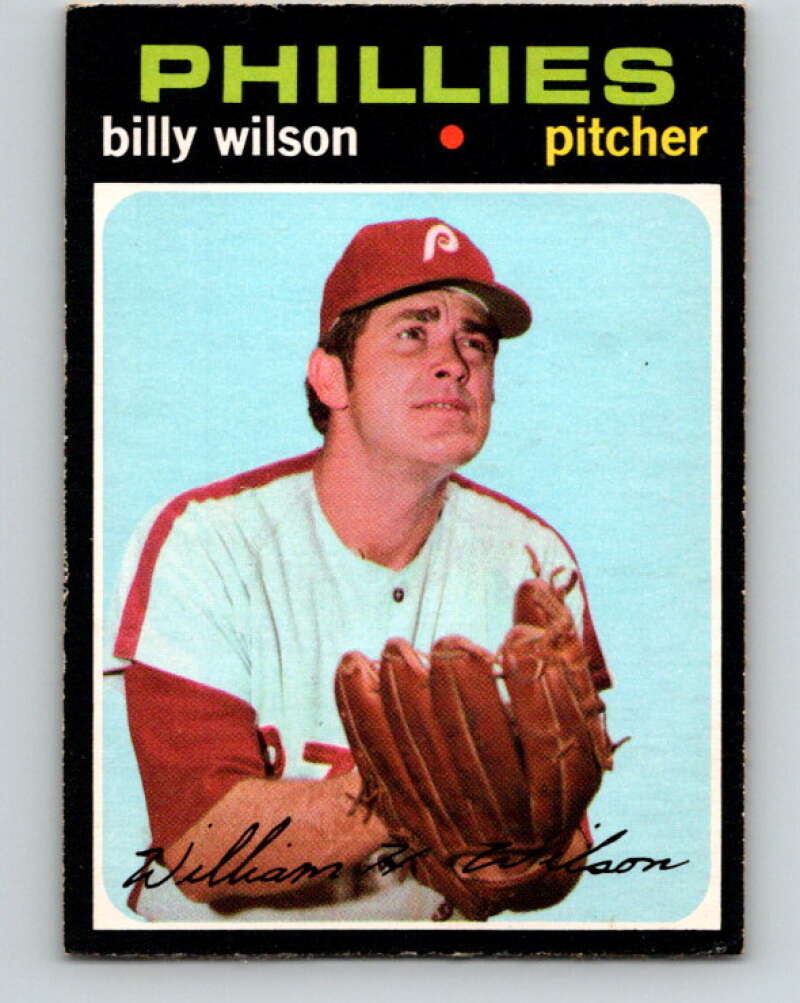 1971 O-Pee-Chee MLB #192 Billy Wilson� Philadelphia Phillies� V11004