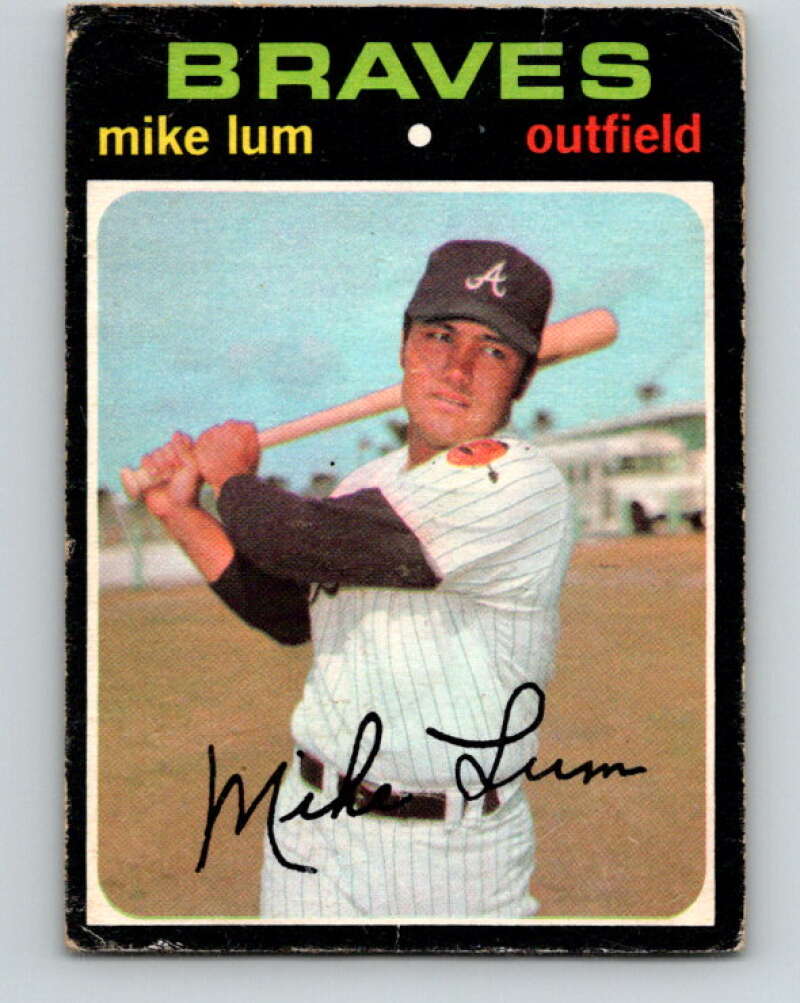1971 O-Pee-Chee MLB #194 Mike Lum� Atlanta Braves� V11009