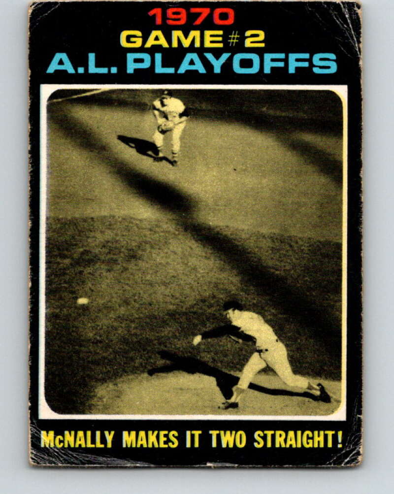 1971 O-Pee-Chee MLB #196 AL Playoffs Game 2� V11012