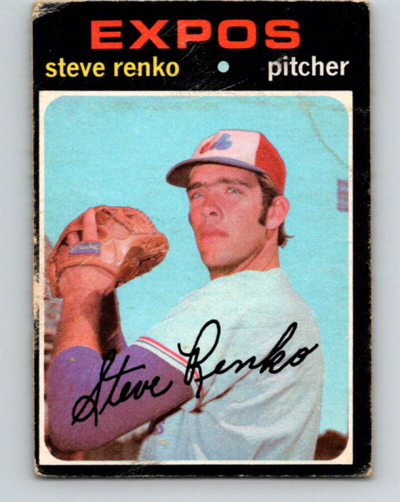 1971 O-Pee-Chee MLB #209 Steve Renko� Montreal Expos� V11030