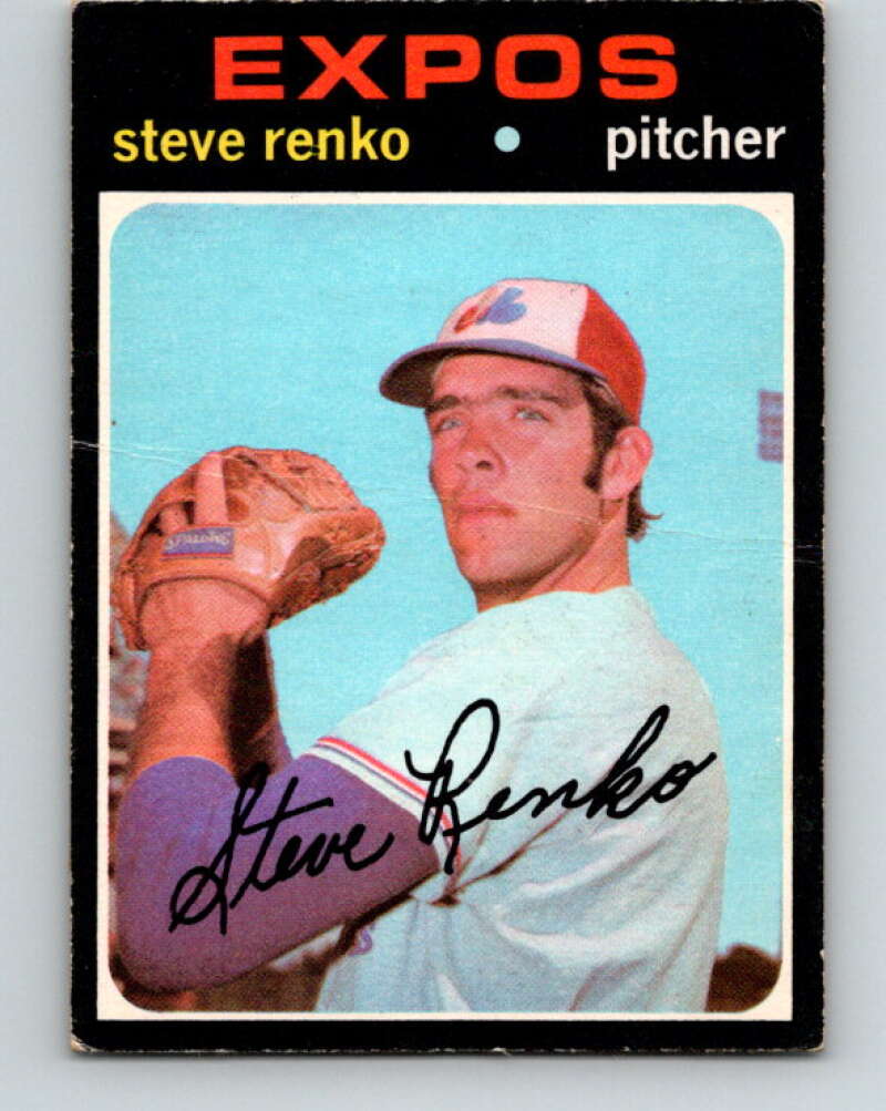 1971 O-Pee-Chee MLB #209 Steve Renko� Montreal Expos� V11031